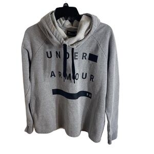 Under Armour Threadborne Hooded Sweatshirt Medium Gray Women’s
